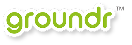 Das Logo des Partners groundr.
